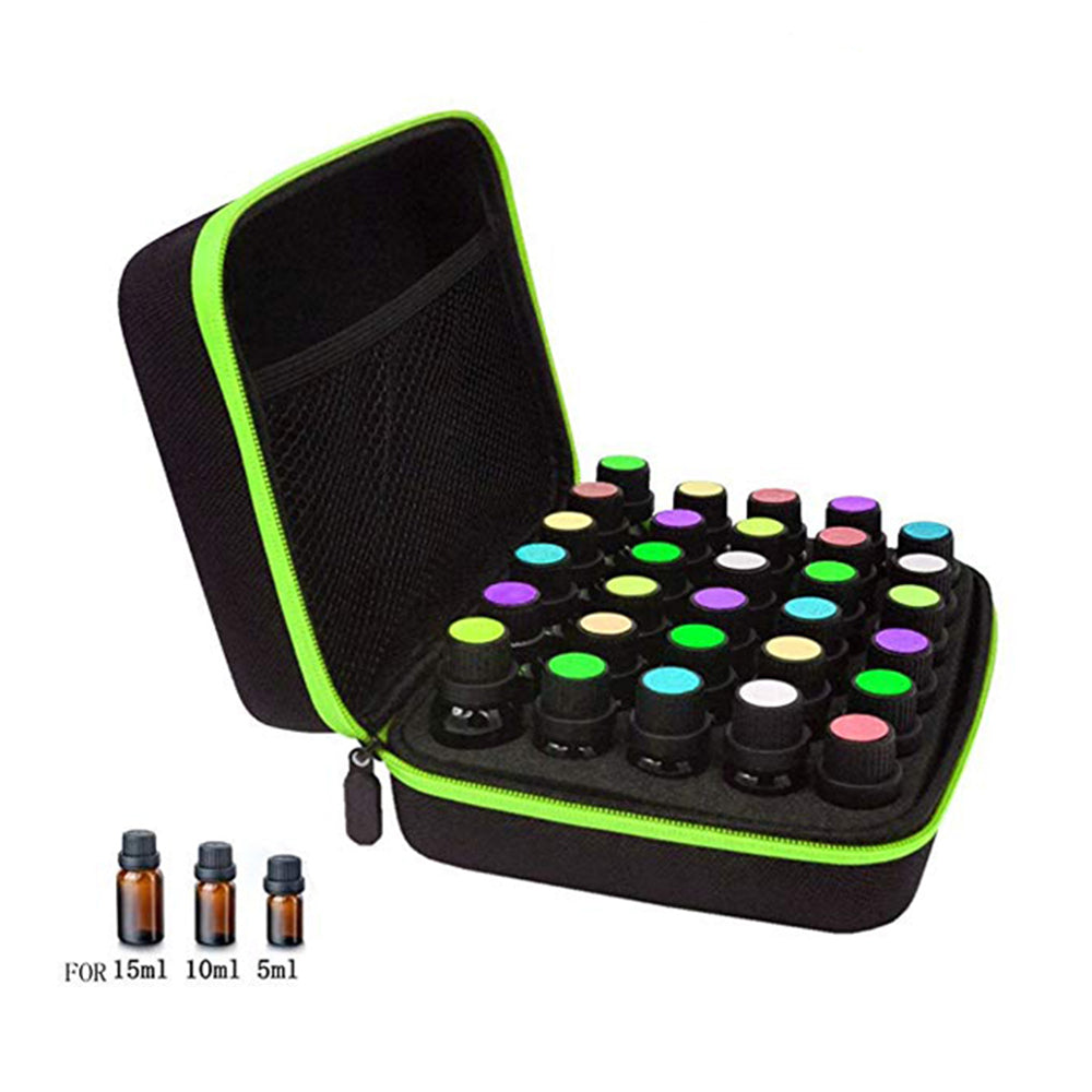 Black Small Essential Oil Colorful Cosmetic Storage Carry Protective Carrier Card Eva Box Case