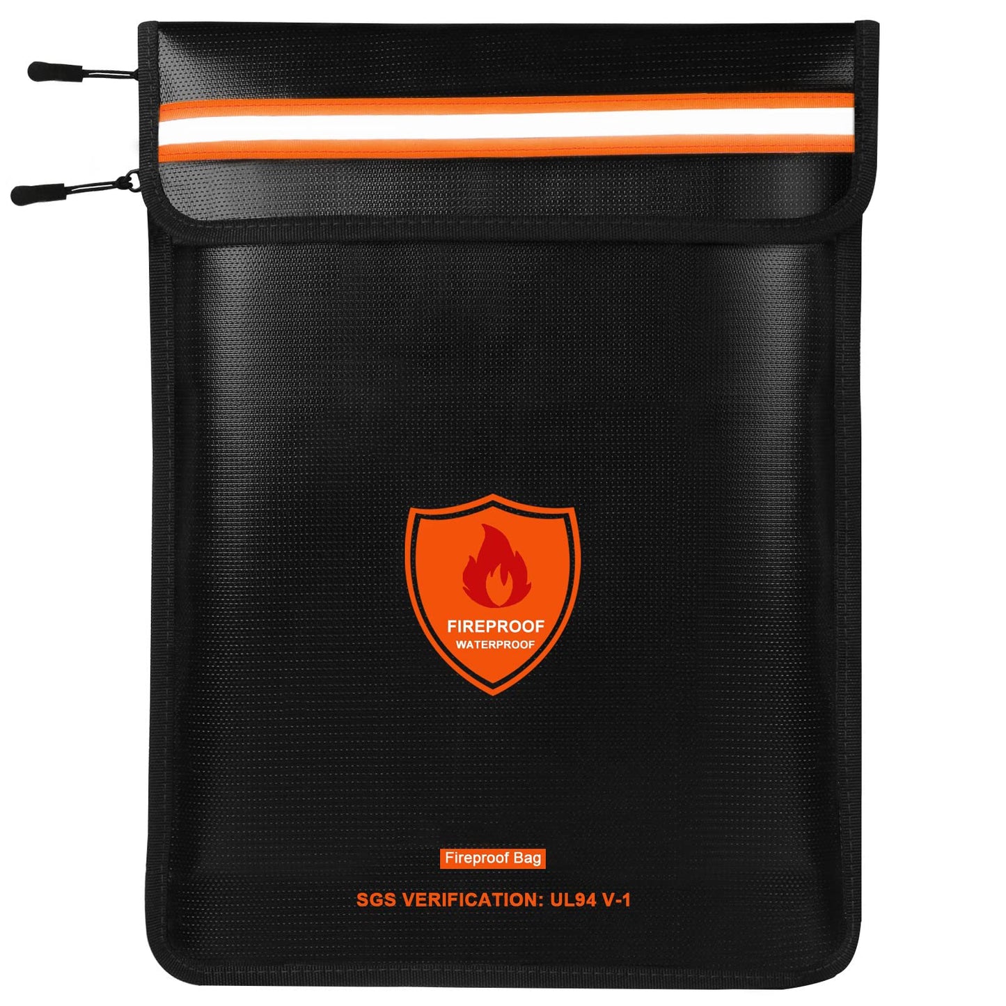 Fireproof Bag for Documents  Fireproof Money Bag for Cash with Zipper Reinforced Fire Protection Aluminum Foil Lining