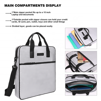 China Wholesale Business Laptop Bag with Credit Card Storage Passport Case & Important Files-Filing Products