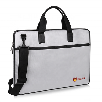 Fireproof Document New Silver Computer With Shoulder Strap Briefcases Document Bags Battery Explosionproof Bag